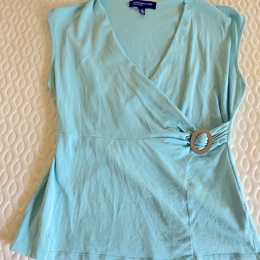 Faux wrap top